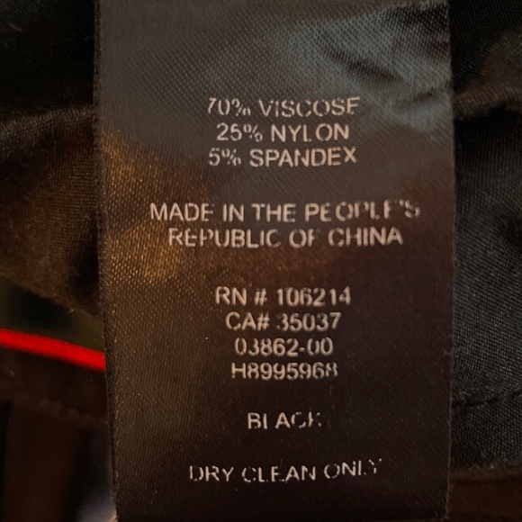 JOE'S JEANS Black Ankle Ponte Pants Knit Soft the Charlie Ankle Skinny Pants - Picture 6 of 7